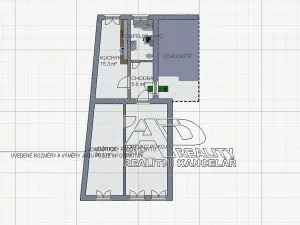 Pronájem bytu 2+1, České Budějovice, 72 m2