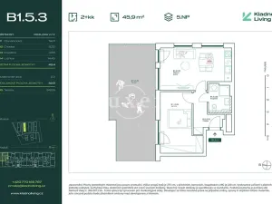 Prodej bytu 2+kk, Kladno, Pražská, 43 m2