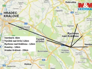 Pronájem bytu 1+kk, Kostelec nad Orlicí, Mánesova, 38 m2
