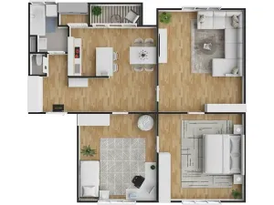 Prodej bytu 3+1, Blansko, Seifertova, 91 m2