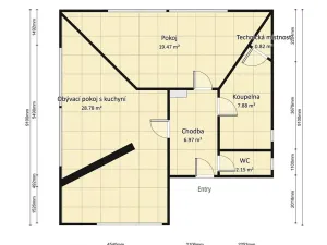 Pronájem bytu 2+kk, Šumperk, Dobrovského, 67 m2