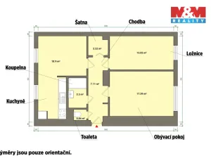 Pronájem bytu 3+kk, Mariánské Lázně, U Pily, 65 m2