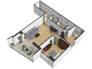 Prodej bytu 2+kk, České Budějovice, Jar. Haška, 66 m2
