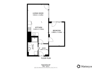 Pronájem bytu 2+kk, Praha - Kamýk, Hodkovická, 47 m2