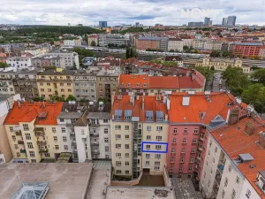 Prodej bytu 2+kk, Praha - Vršovice, Vršovická, 49 m2
