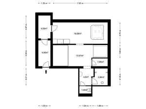 Prodej bytu 3+kk, Doksy, Pod Borným, 73 m2