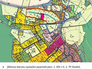 Prodej pozemku pro bydlení, Tři Studně, 1456 m2