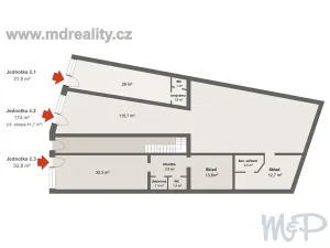 Prodej obchodního prostoru, Třebíč, Hasskova, 258 m2
