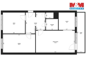Prodej bytu 3+1, Praha, Jílovská, 63 m2