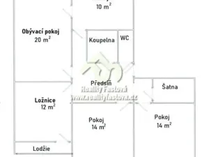 Pronájem bytu 4+1, Plzeň, Západní, 99 m2