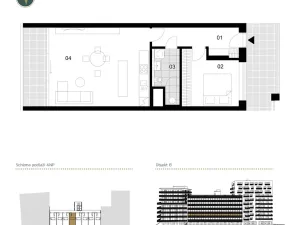Prodej bytu 2+kk, Brno, Fuchsova, 62 m2