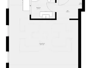 Pronájem bytu 1+kk, České Budějovice, Tylova, 39 m2