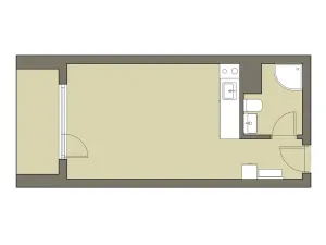 Prodej bytu 1+kk, Brno, Opálkova, 24 m2