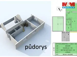 Prodej bytu 3+kk, Břežany II, 85 m2