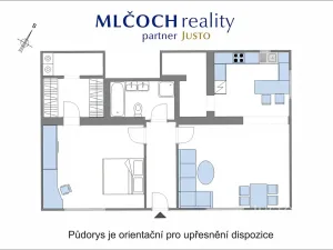 Prodej bytu 2+1, Brno, Kosatcová, 80 m2
