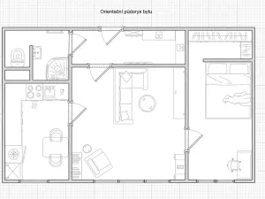 Pronájem bytu 2+1, Opava, Černá, 43 m2