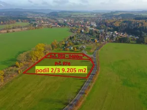 Prodej podílu komerčního pozemku, Meziměstí, 14695 m2