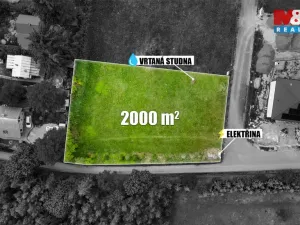 Prodej pozemku pro bydlení, Unhošť, 2000 m2