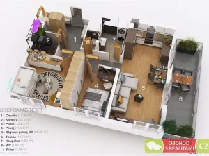 Prodej bytu 3+kk, Praha, Studnická, 73 m2