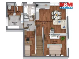Prodej rodinného domu, Radonice, Příčná, 63 m2