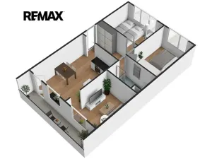 Pronájem bytu 3+1, Praha - Nusle, Kotorská, 60 m2