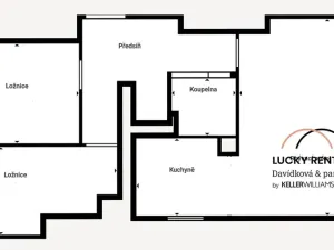 Pronájem bytu 3+kk, Praha - Braník, Vavřenova, 73 m2