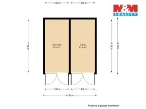 Prodej chaty, Oslnovice, 76 m2