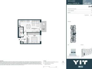 Prodej bytu 2+kk, Kladno, Unhošťská, 49 m2
