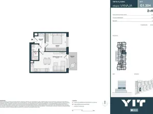 Prodej bytu 2+kk, Kladno, Unhošťská, 49 m2