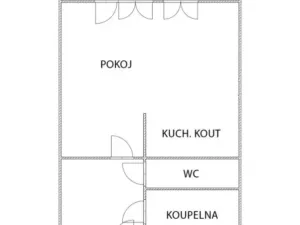 Prodej bytu 1+kk, Ostrava - Zábřeh, Čujkovova, 27 m2