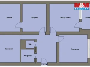 Prodej bytu 3+1, Klášterec nad Ohří, Topolová, 69 m2