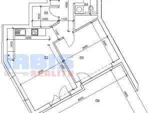 Pronájem bytu 2+kk, Plzeň, Papírnická, 50 m2