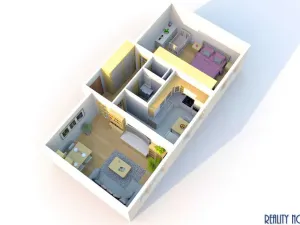 Prodej bytu 2+1, Praha - Záběhlice, Zvonková, 52 m2