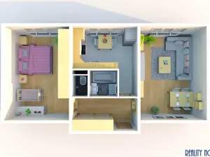 Prodej bytu 2+1, Praha - Záběhlice, Zvonková, 52 m2