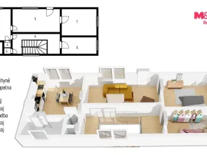 Prodej rodinného domu, Bělotín, 140 m2