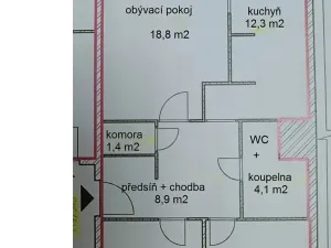 Prodej bytu 3+1, Praha - Motol, Ježovská, 72 m2