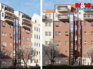 Prodej bytu 2+kk, Praha - Smíchov, Grafická, 43 m2