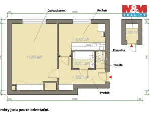 Prodej bytu 1+1, Plzeň - Božkov, Barákova, 38 m2
