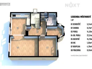 Prodej rodinného domu, Zaječí, Šakvická, 220 m2
