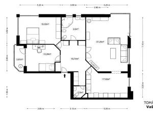 Pronájem bytu 3+1, Předměřice nad Labem, Školská, 110 m2