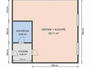 Prodej bytu 2+kk, Holešov, Bořenovská, 52 m2
