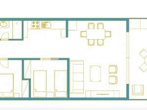Prodej bytu 3+kk, Avenida Vincente Blasco Ibáňez, Santa Pola, COSTA BLANCA, Španělsko, 55 m2