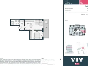 Prodej bytu 2+kk, Praha - Kamýk, Imrychova, 44 m2