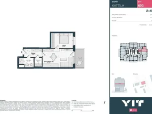 Prodej bytu 2+kk, Praha - Kamýk, Imrychova, 48 m2