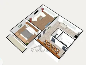 Prodej bytu 2+1, Kadaň, Bystřická, 59 m2