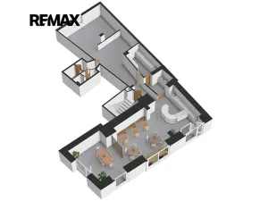 Pronájem kanceláře, Plzeň, Americká, 210 m2