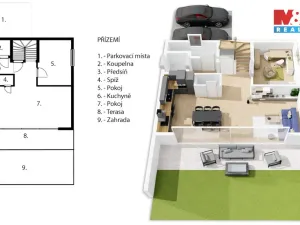 Prodej rodinného domu, Veleň, Na Kocandě, 134 m2