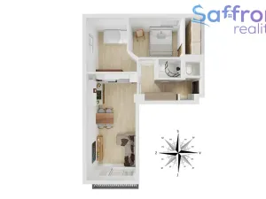 Prodej bytu 3+kk, Praha - Hloubětín, Zelenečská, 50 m2