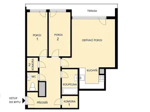 Pronájem bytu 3+kk, Brno, U Červeného mlýna, 97 m2