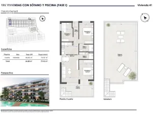 Prodej bytu 4+kk, San Javier, Murcia, Španělsko, 78 m2